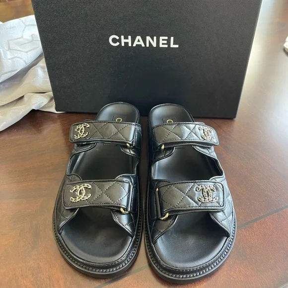 CHANEL | Shoes | 224 Chanel Dad Slide Mules | Poshmark